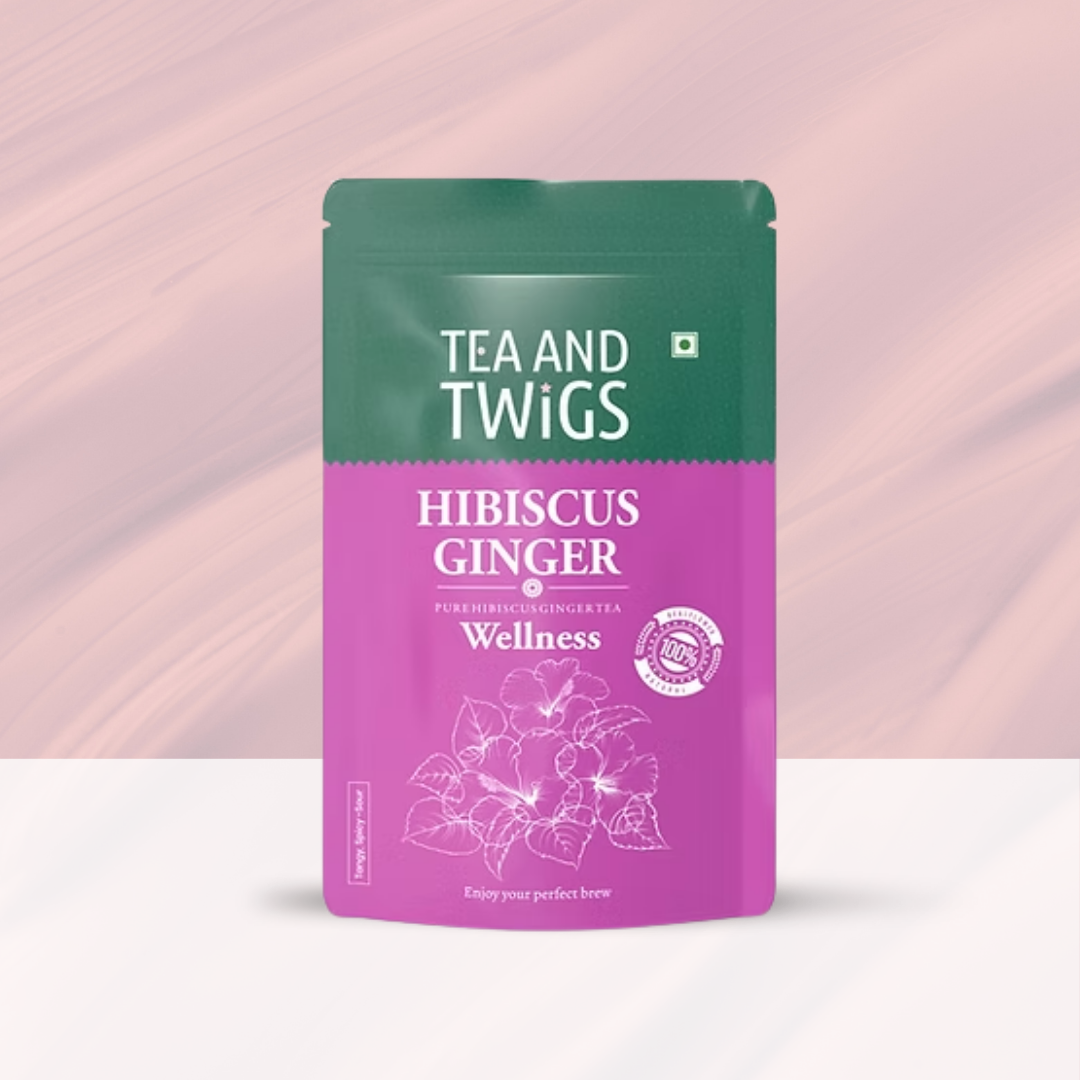Tea and Twigs Hibiscus Ginger Tea – 25 Tea Bags