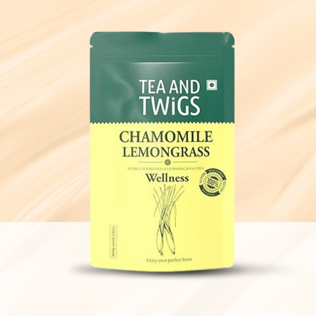 Tea and Twigs Chamomile Lemongrass Tea pouch